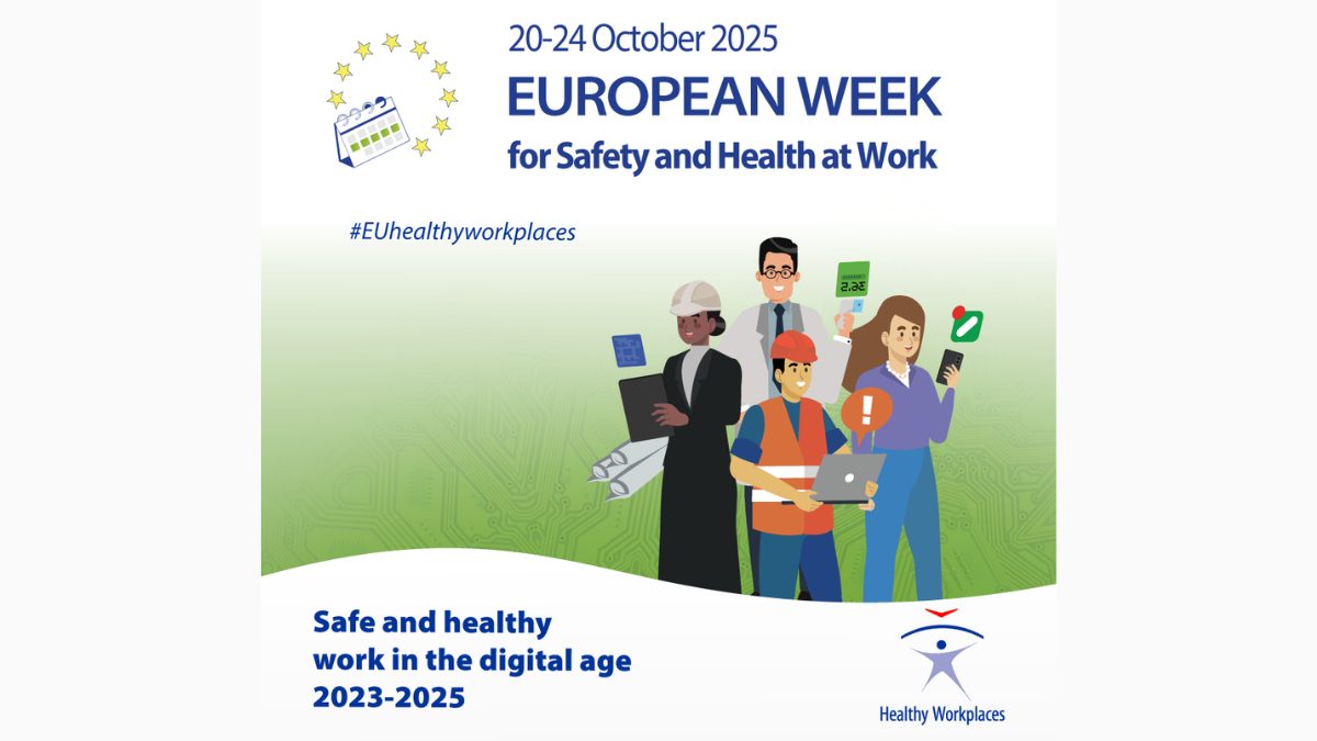 Settimana europea per la sicurezza e la salute sul lavoro 2025: focus su tecnologie robotiche e digitali